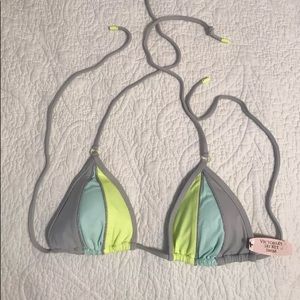 Victoria secret swim the teeny triangle lime green